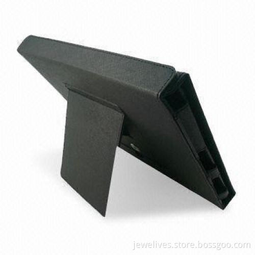 Leather Case for Apple's iPad with Kickstand, Available in Various Colors